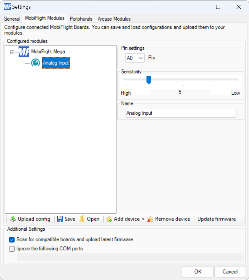 Settings reference –MobiFlight documentation